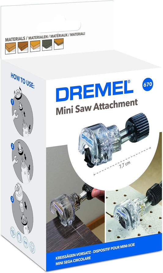 Dremel 670 Kreissägen Aufsatz Präzisions-Kreissäge
