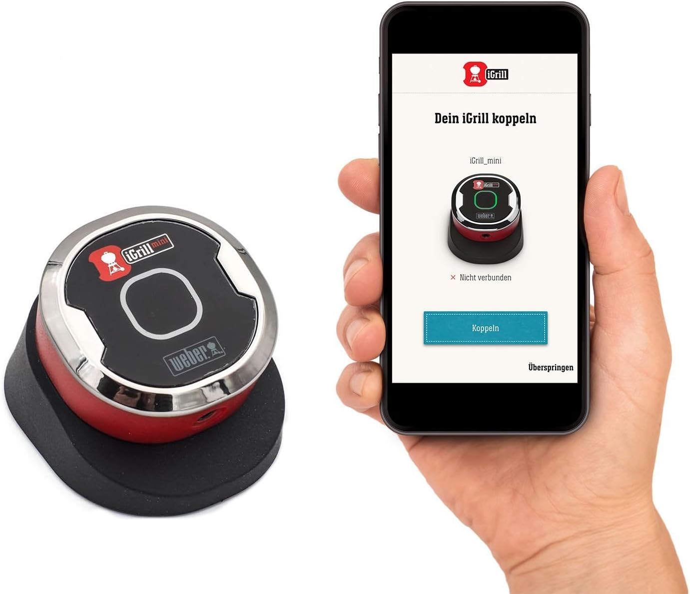 Weber Igrill Mini Smartes Grillthermometer Mit Bluetooth 7220