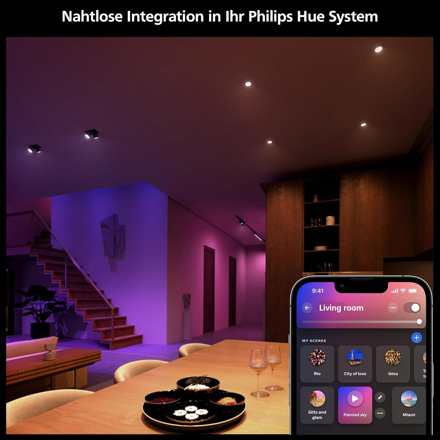 Philips Hue White Ambiance & Color MR16 LED Lampe 1er Pack