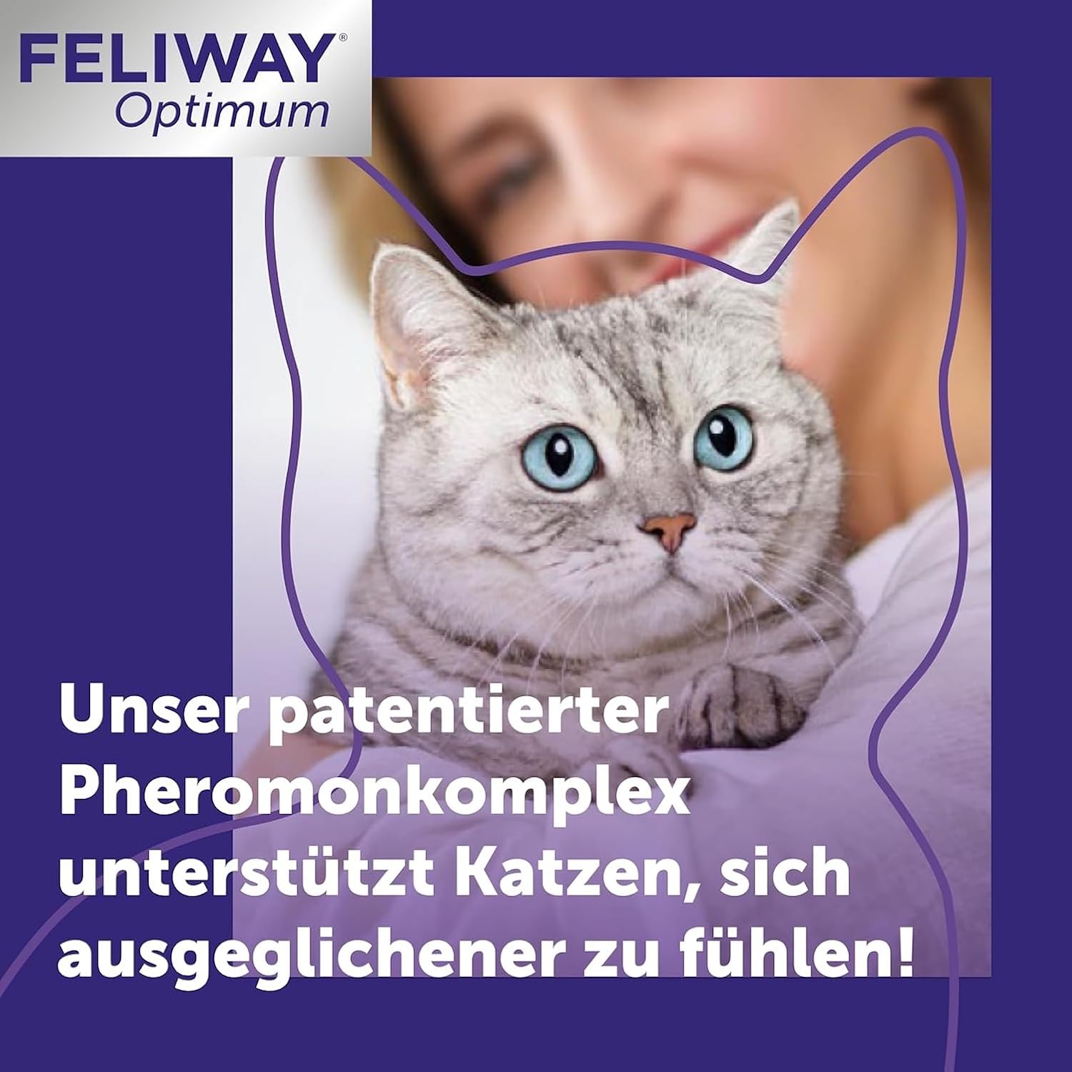 FELIWAY Optimum 3x30 Tage Vorteilspack Für Pheromon Verdampfer, 3x 48ml
