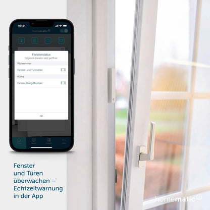 Homematic IP Smart Home Fenster- Und Türkontakt, Digitaler Sensor, 157857A0