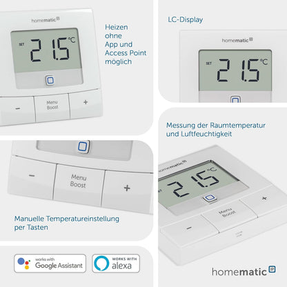Homematic IP Smart Home Wandthermostat – Basic 154666A0