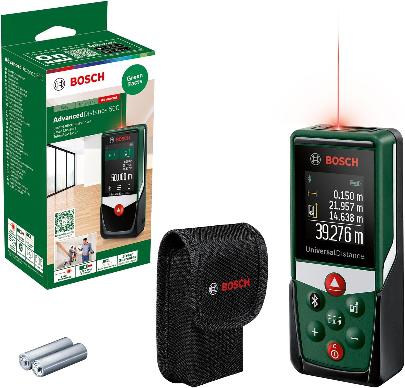 Bosch Laserentfernungsmesser Universaldistance 50C (Im Karton)