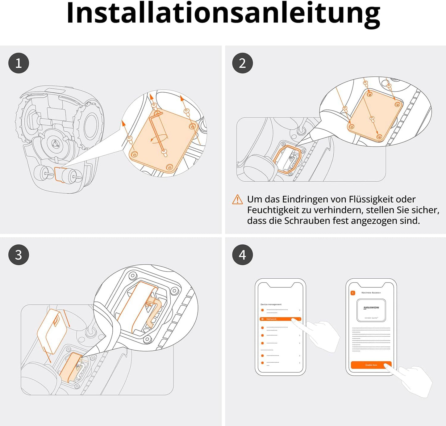 Navimow Access+ 4G Modul, Notwendig Für 4G Konnektivität Und Diebstahlschutz