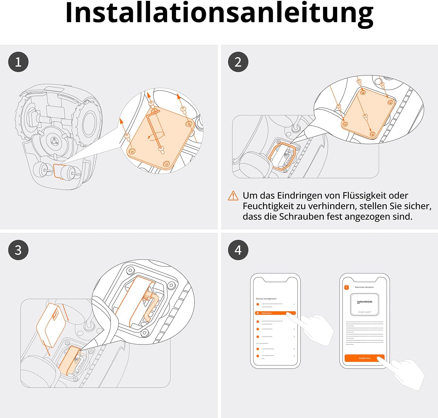 Navimow Access+ 4G Modul, Notwendig Für 4G Konnektivität Und Diebstahlschutz