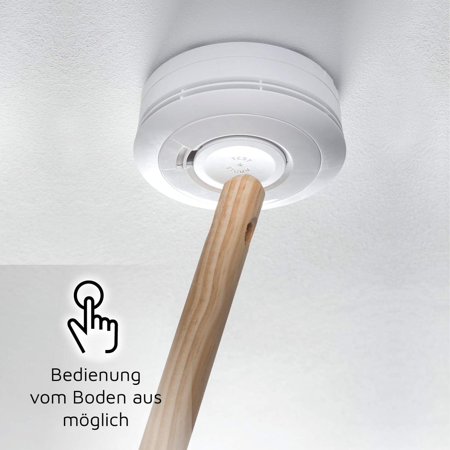 Ei Electronics Ei650Rf Funkrauchmelder, Set Aus Rauchwarnmelder Und Funkmodul