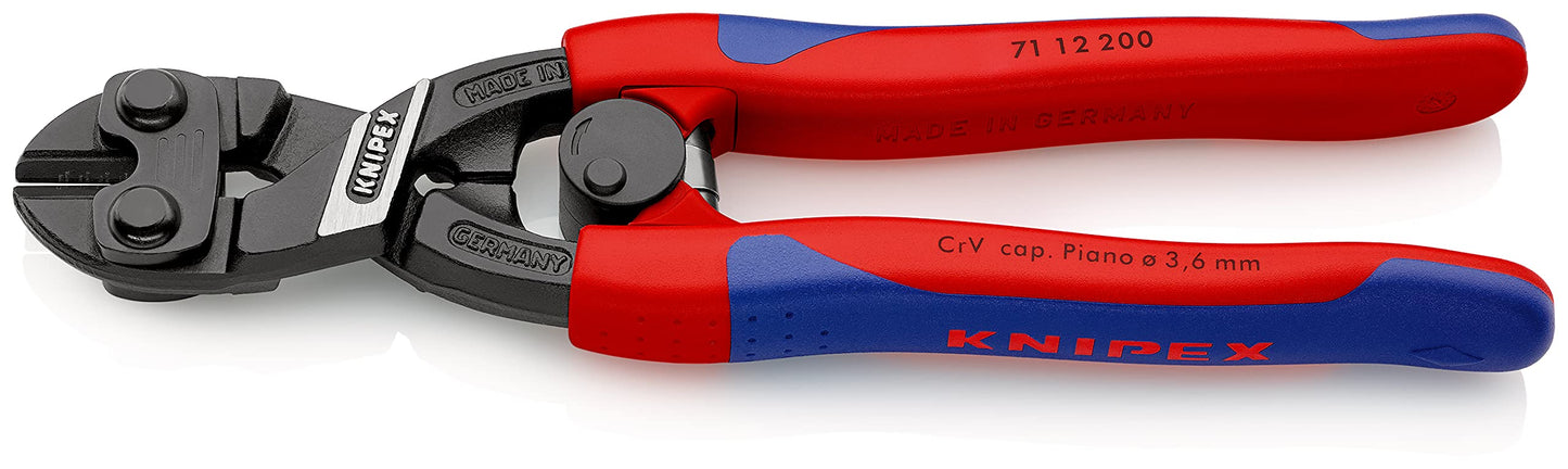 KNIPEX CoBolt Kompakt-Bolzenschneider mit Kunststoff überzogen 200 mm, 71 31 200
