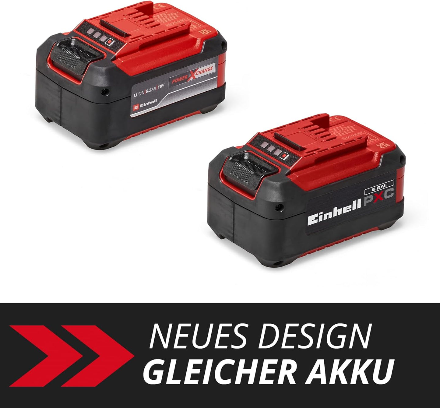 Original Einhell 5,2 Ah plus System Akku Power X-Change (Li-Ionen Akku)