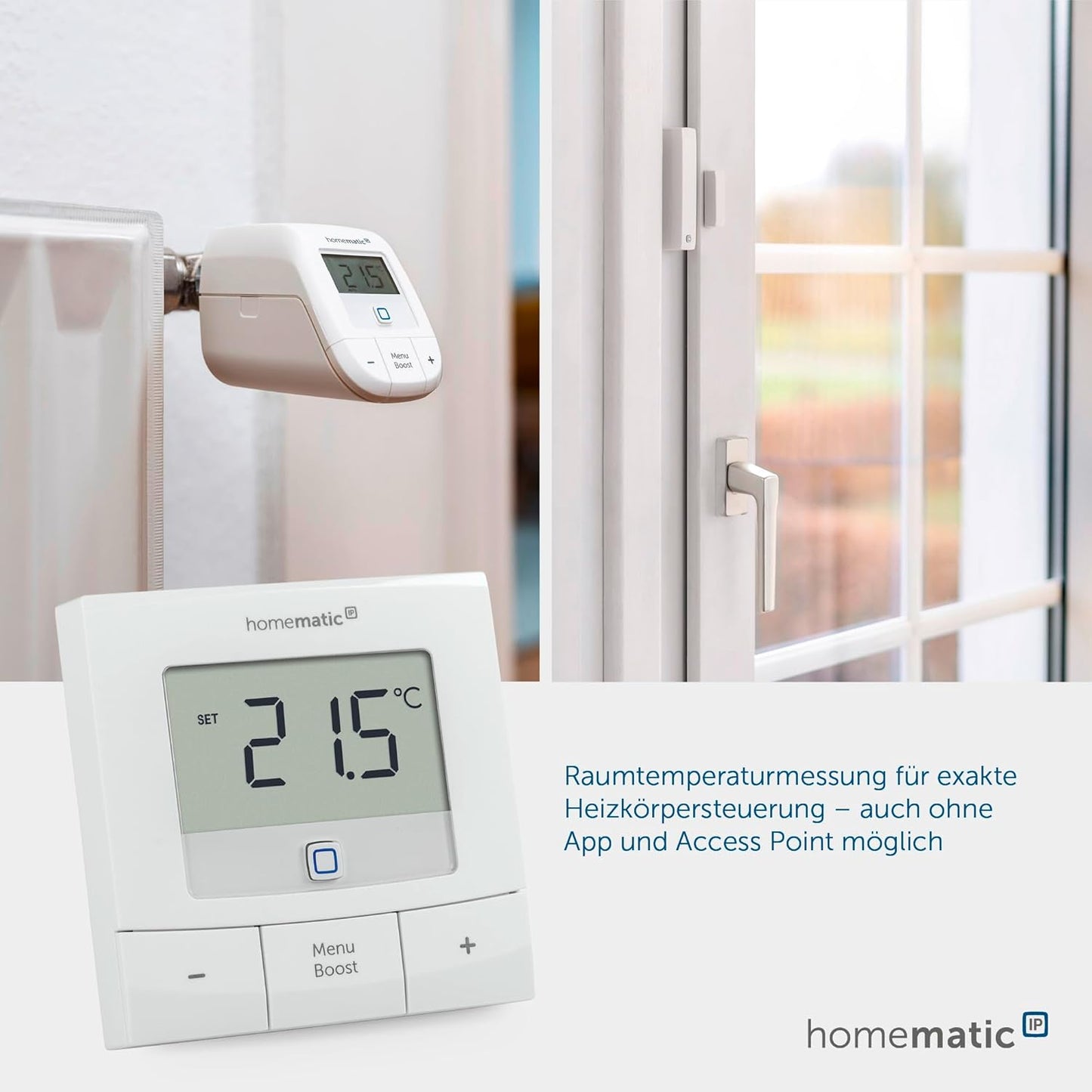 Homematic IP Smart Home Wandthermostat – Basic 154666A0
