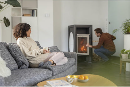 ABUS Kohlenmonoxid-Warnmelder COWM510 - Co-Melder & LCD Display - Weiß