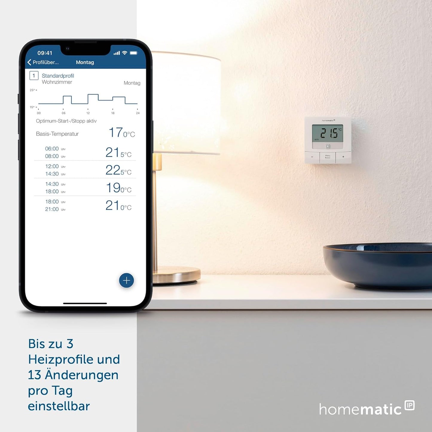 Homematic IP Smart Home Wandthermostat – Basic 154666A0