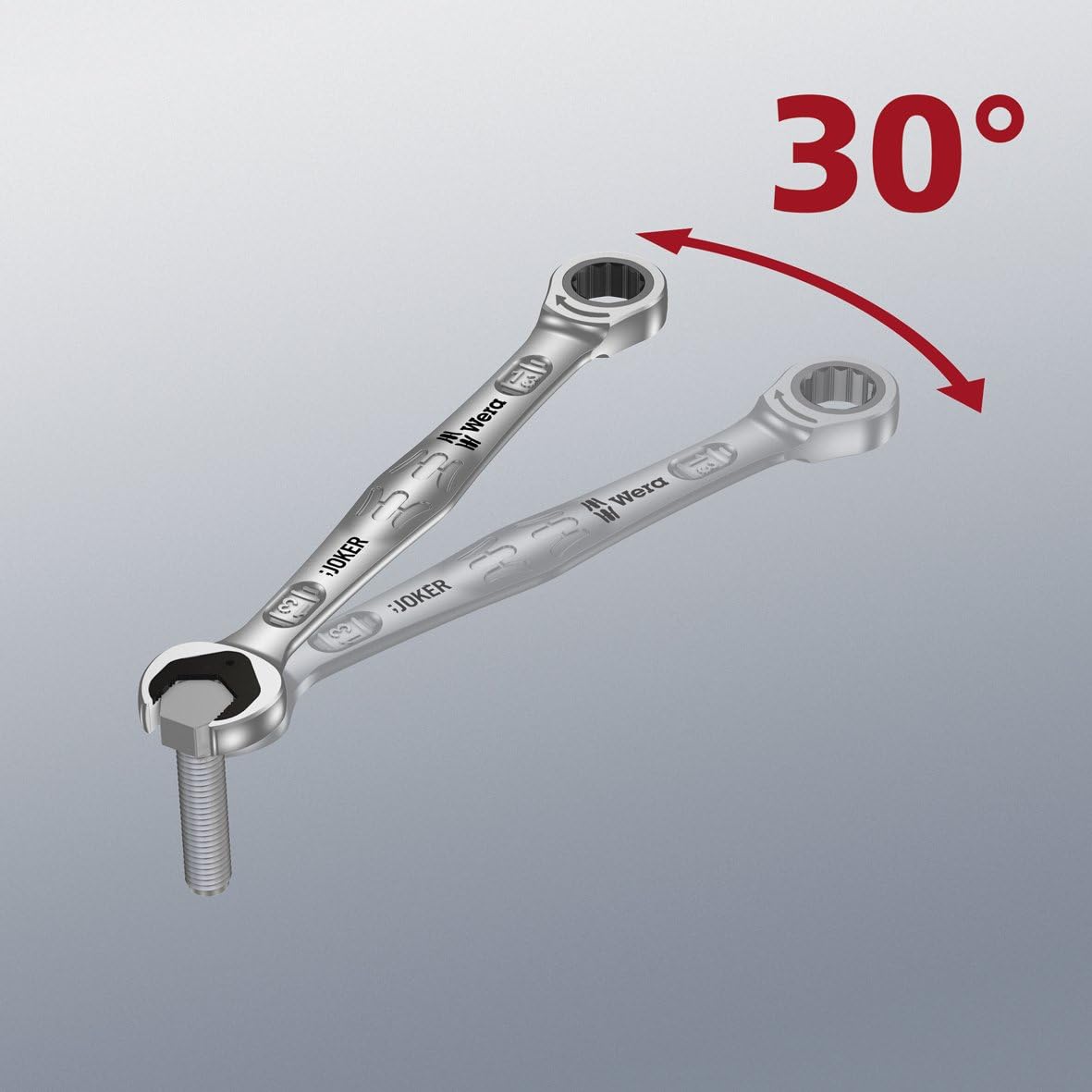 Wera Joker Maul-Ringratschen-Schlüssel, 15 Mm, 05073275001
