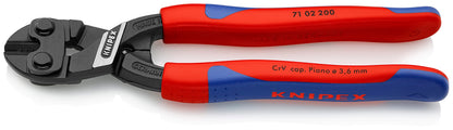 KNIPEX CoBolt Kompakt-Bolzenschneider mit Kunststoff überzogen 200 mm, 71 31 200