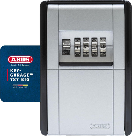 ABUS Keygarage 787 BIG - Schlüsselbox Zur Wandmontage - Schwarz-Silber