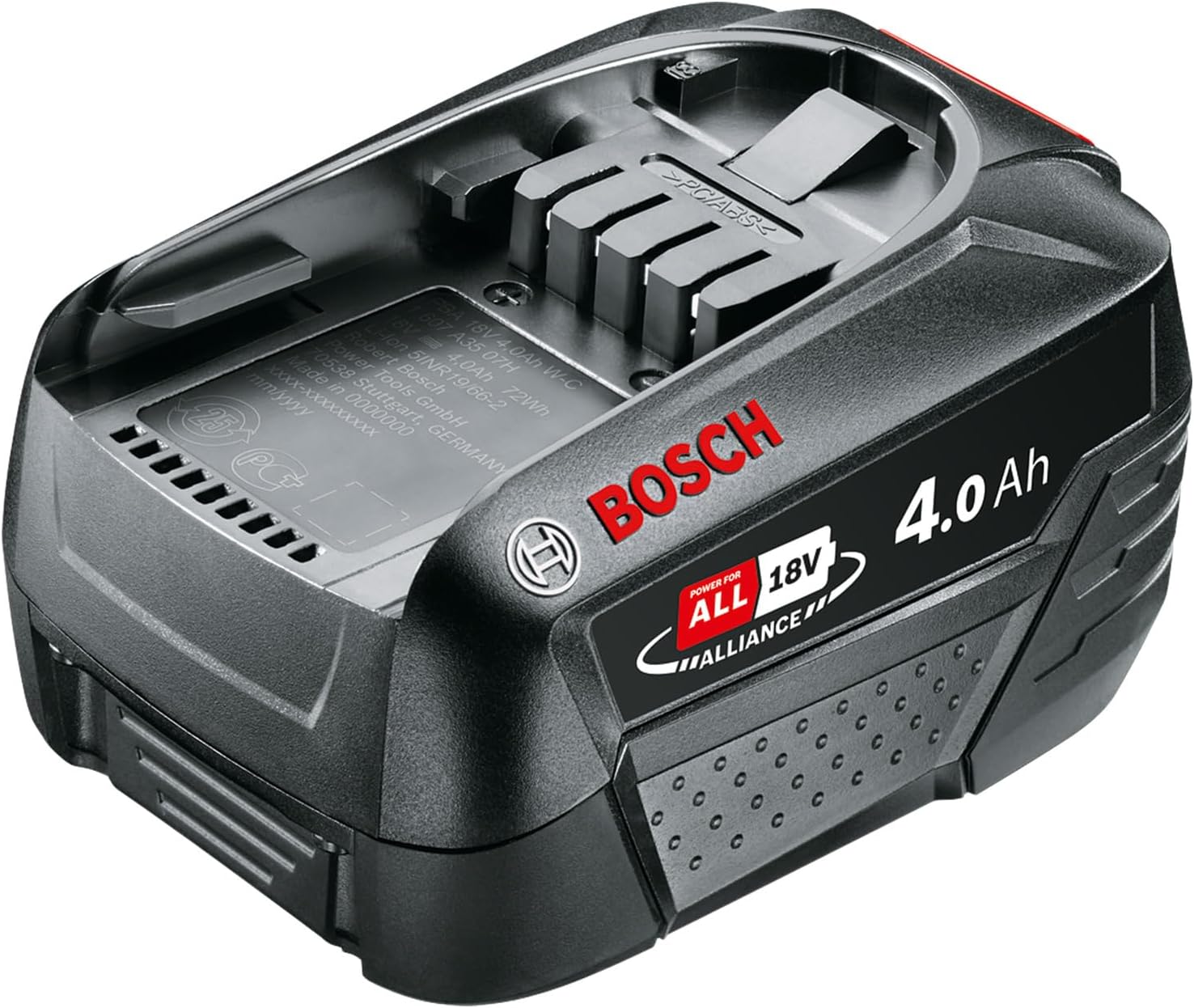 Bosch Akku Pack PBA 18V 4.0Ah W-C (18 Volt System, 4.0Ah Batterie, Im Karton)