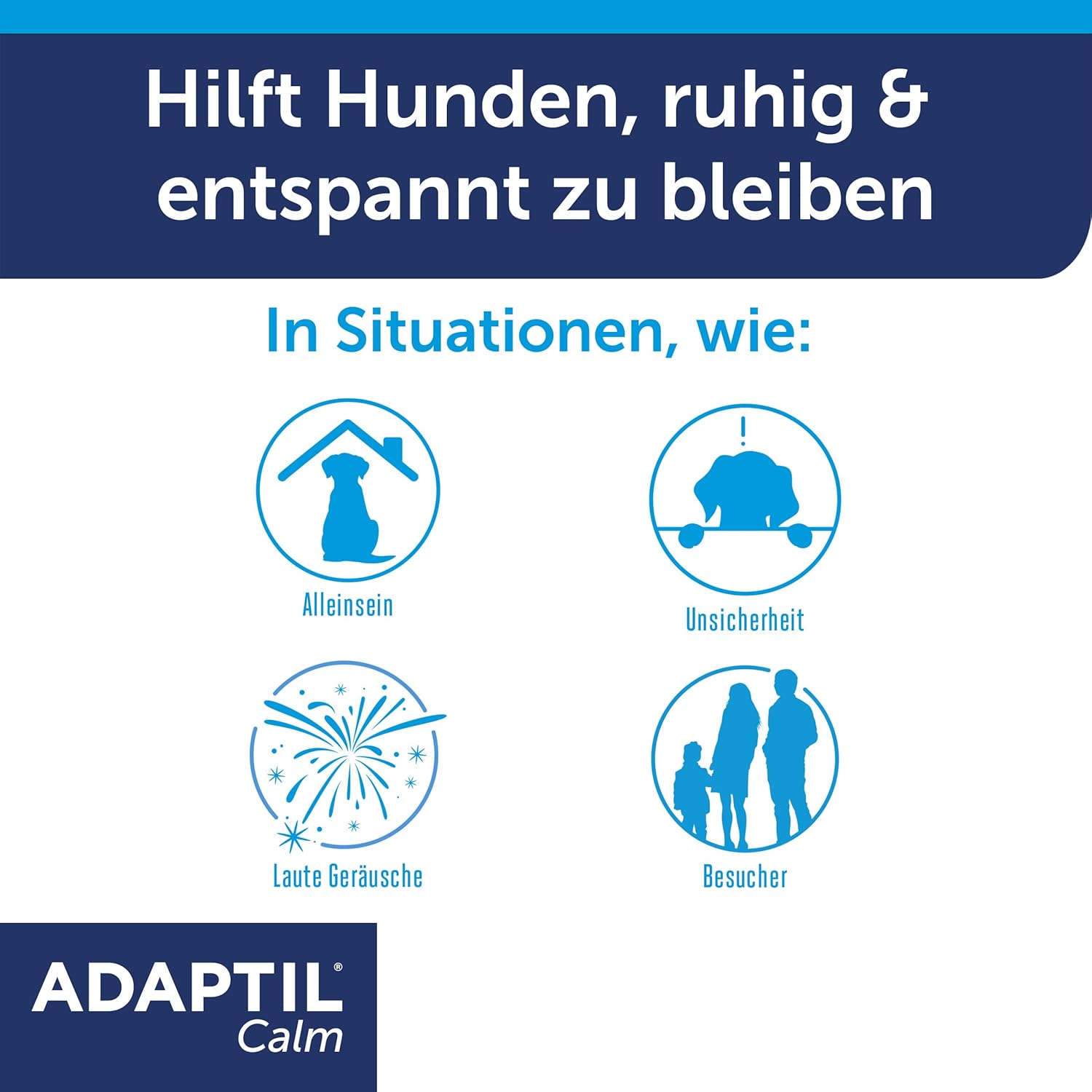 ADAPTIL Calm Vorteilspack Für Hunde | 3X Nachfüllflakon | 3X 48Ml