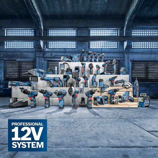 Bosch Professional 12V System Akku Kantenfräse GKF 12V-8 (Fräskopf-Schaft: 8 mm, ohne Akku/ Ladegerät)