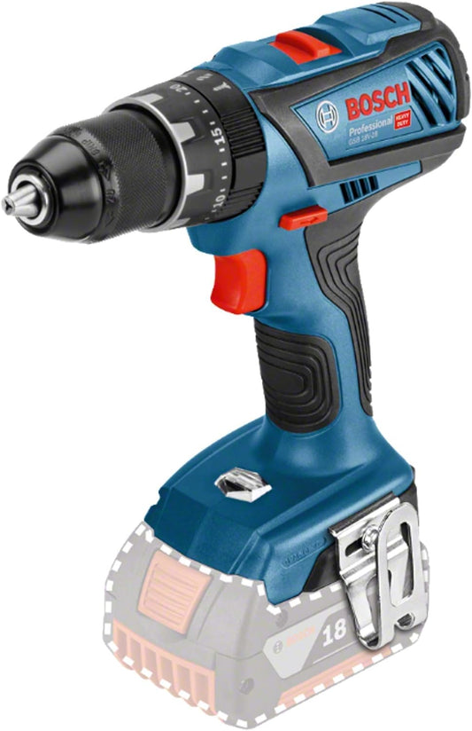 Bosch Professional 18V System Akku-Schlagbohrschrauber GSB 18V-28 (max. Drehmoment 63 Nm, ohne Akku/ Ladegerät)