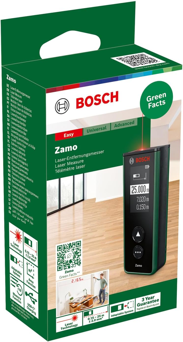 Bosch Laser-Entfernungsmesser Zamo Der 4. Generation (Im Karton)