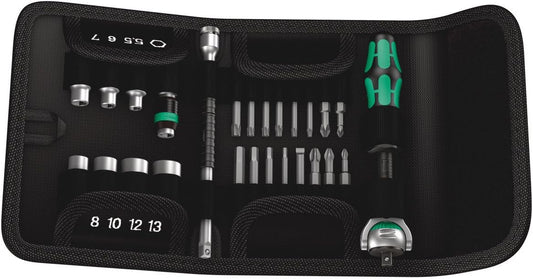 Wera Kraftform Kompakt Zyklop Speed, 05051045001, 1/4"-Antrieb, Metric, 26-Teilig