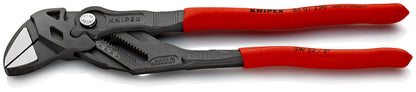 KNIPEX Mini-Zangenschlüssel Zange und Schraubenschlüssel in einem Werkzeug verchromt mit Kunststoff überzogen 125 mm, 86 03 125