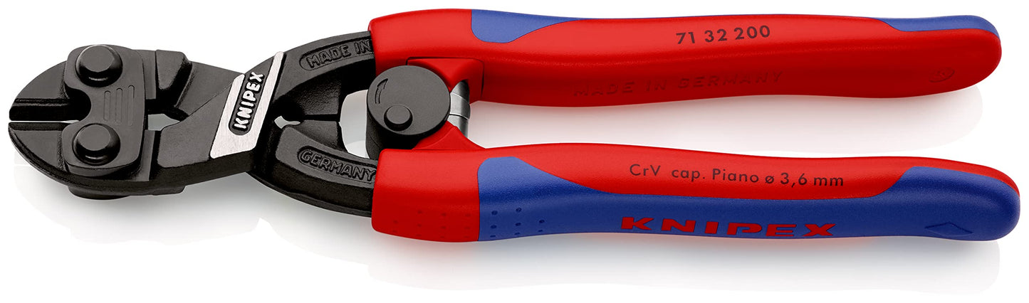 KNIPEX CoBolt Kompakt-Bolzenschneider mit Kunststoff überzogen 200 mm, 71 31 200