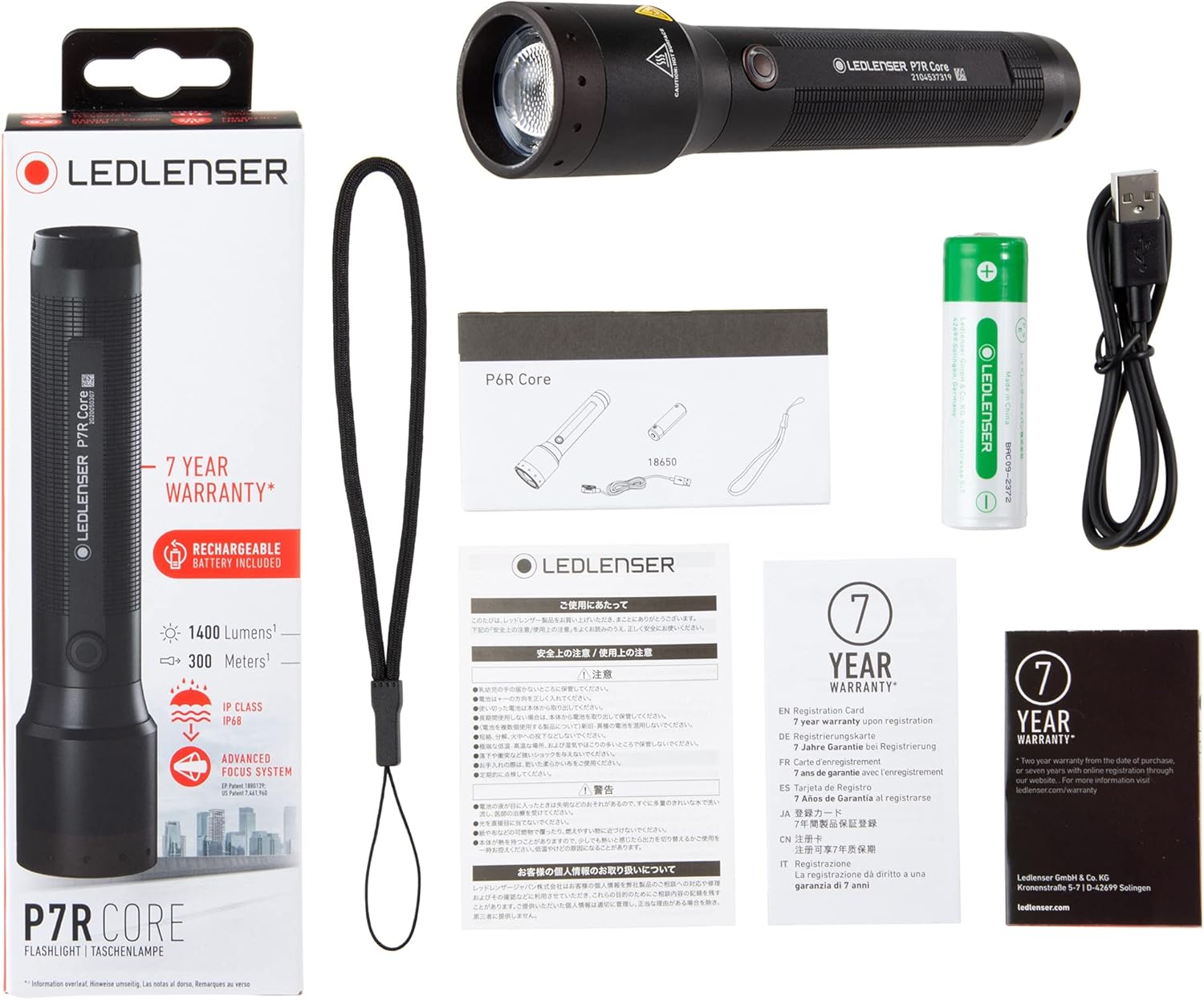 Ledlenser P7R Core | 2020 | Allround Taschenlampe LED | 1400 Lumen