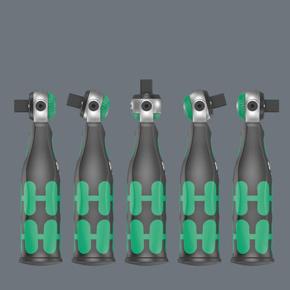 Wera 05004284001 8009 Zyklop Pocket Set 3, Knarren-Satz, 27-teilig