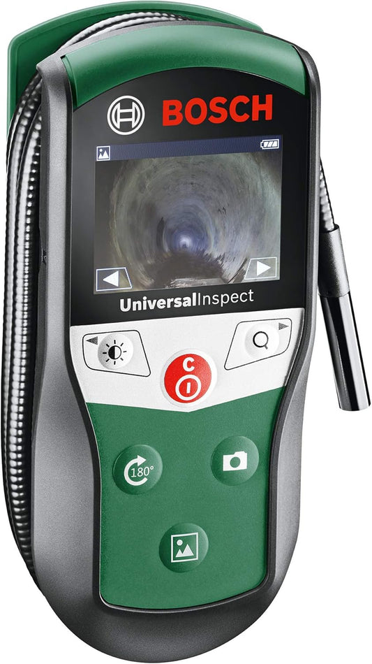 Bosch Inspektionskamera UniversalInspect (Ø8mm Endoskopkamera für hochwertige und farbige Bildaufnahmen mit flexiblem 0,95m Kabel und integriertem Speicher)