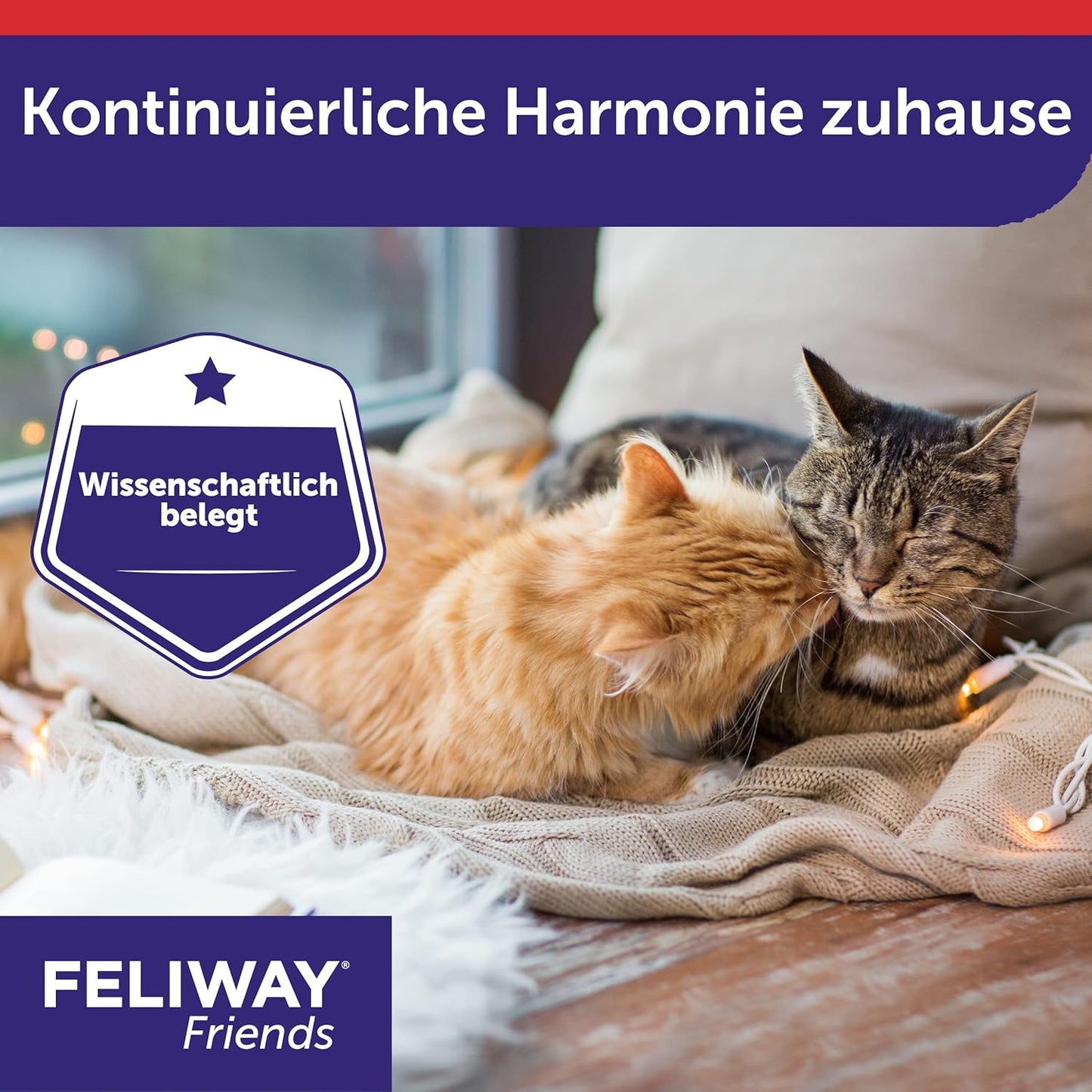 FELIWAY Friends Vorteilspack 3x30 Tage Nachfüllflakon-Vorteilspack, 3x 48ml
