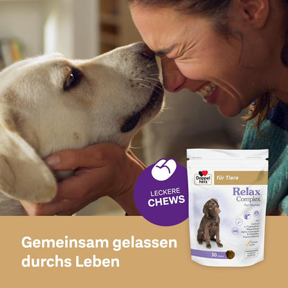 Doppelherz Relax Complex Für Hunde - Mit Alpha-Casozepin - 30 Chews