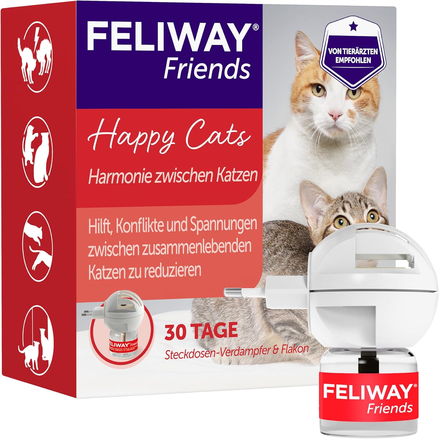 FELIWAY Friends 30 Tage Pheromon Verdampfer Start-Set, 48ml