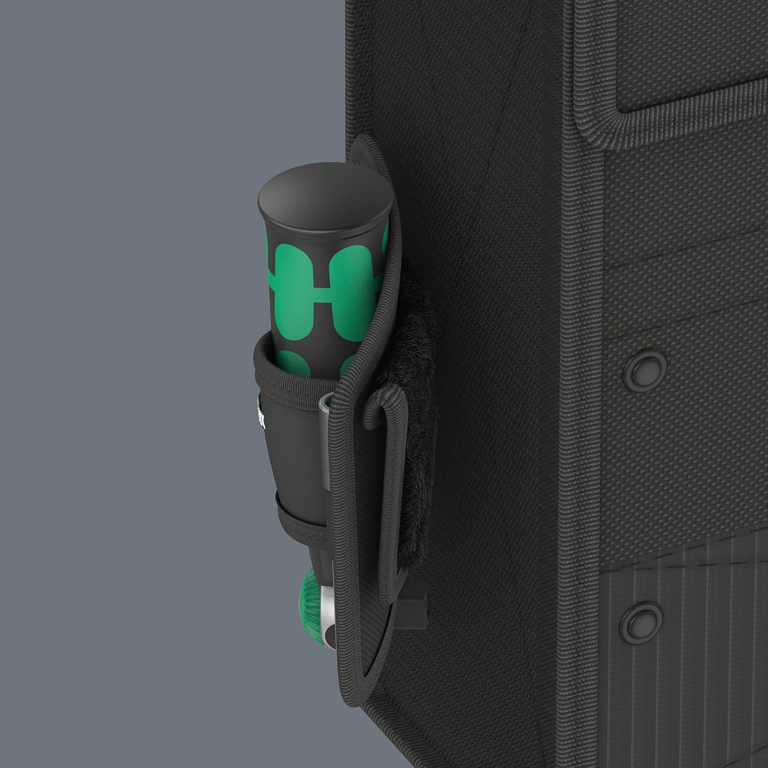 Wera 05004281001 8009 Zyklop Pocket Set 2, Knarren Satz, 17-Teilig, Schwarz-Grün