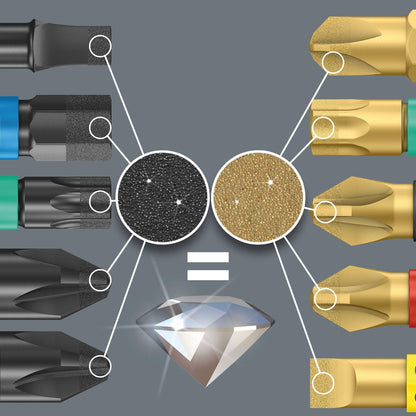 Wera Bit-Sortiment, Bit-Check 10 Impaktor 1 SB, 10-teilig, Wera 05073980001