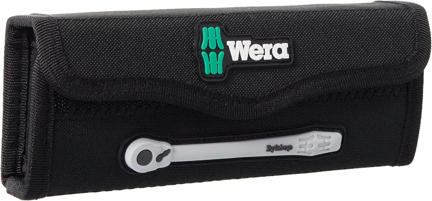 Wera 05004018001 8100 SA 8 Zyklop Metal-Knarrensatz, Umschalthebel, 28-Teilig