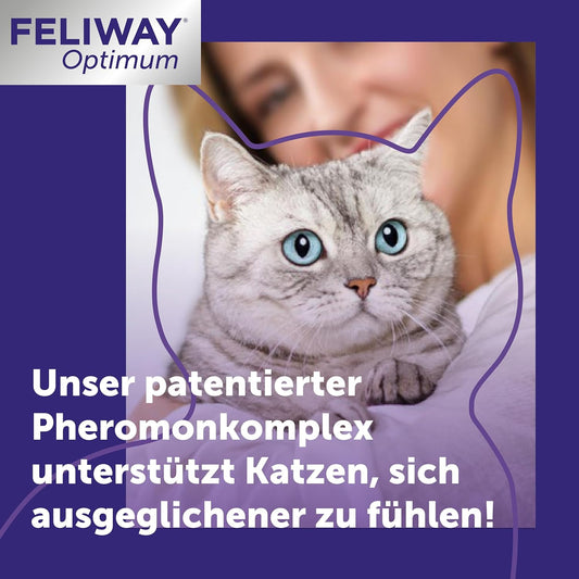 FELIWAY Optimum Start-Set | Verdampfer Für Die Steckdose + 48ml Flakon