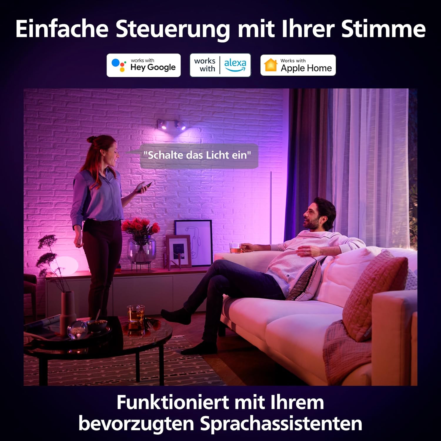 Philips Hue White & Color Ambiance GU10 LED Spot 1er Pack (400 Lm)