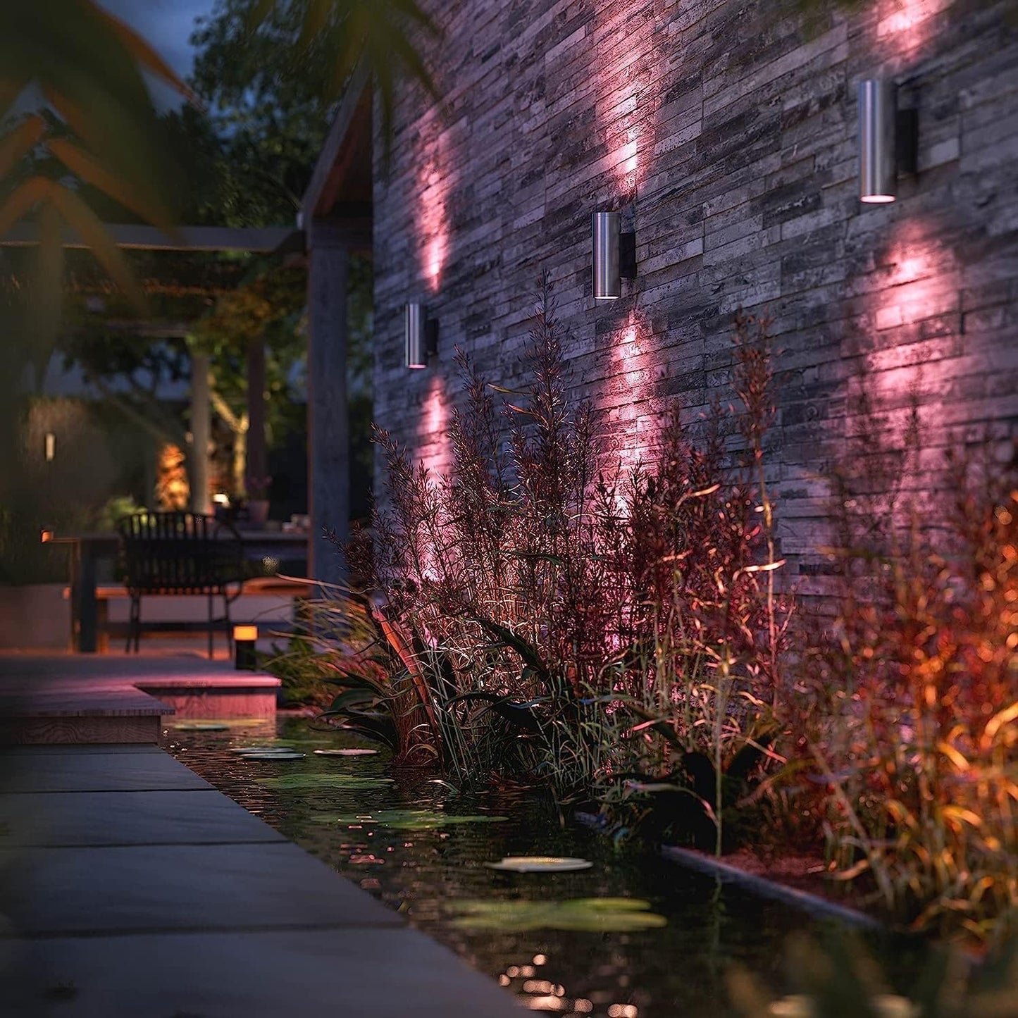 Philips Hue Appear White and Colour Ambiance LED Smart Outdoor Wall Light