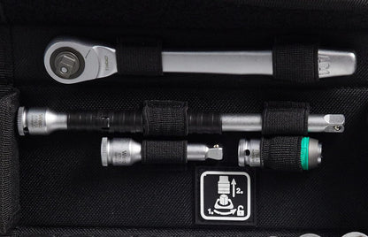 Wera 05004018001 8100 SA 8 Zyklop Metal-Knarrensatz, Umschalthebel, 28-Teilig