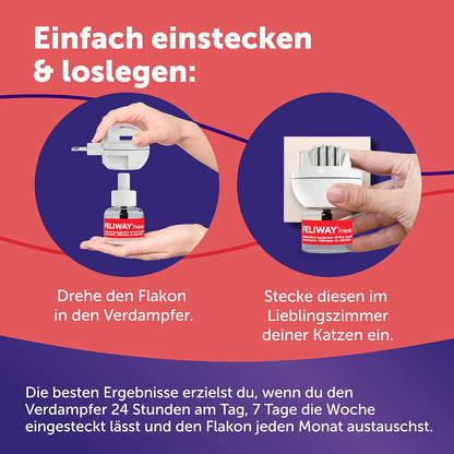 FELIWAY Friends 30 Tage Pheromon Verdampfer Start-Set, 48ml