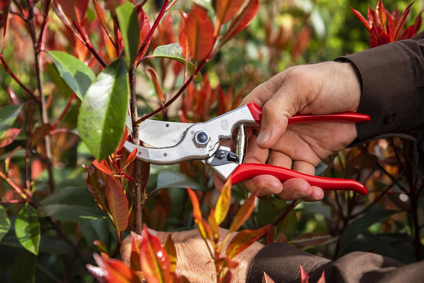 FELCO 4 Gartenschere Für Große Rechte Hände, Schneidet Äste Bis 25 Mm