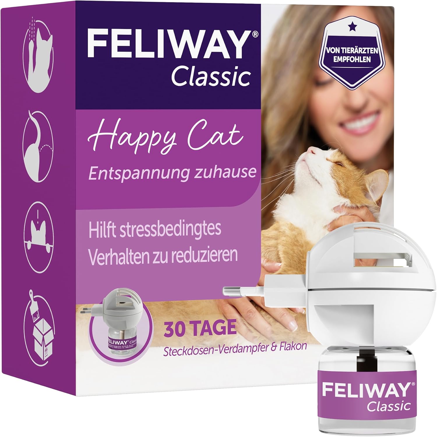 FELIWAY Classic 30 Tage Pheromon Verdampfer Start-Set, 48ml