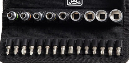 Wera 05004018001 8100 SA 8 Zyklop Metal-Knarrensatz, Umschalthebel, 28-Teilig