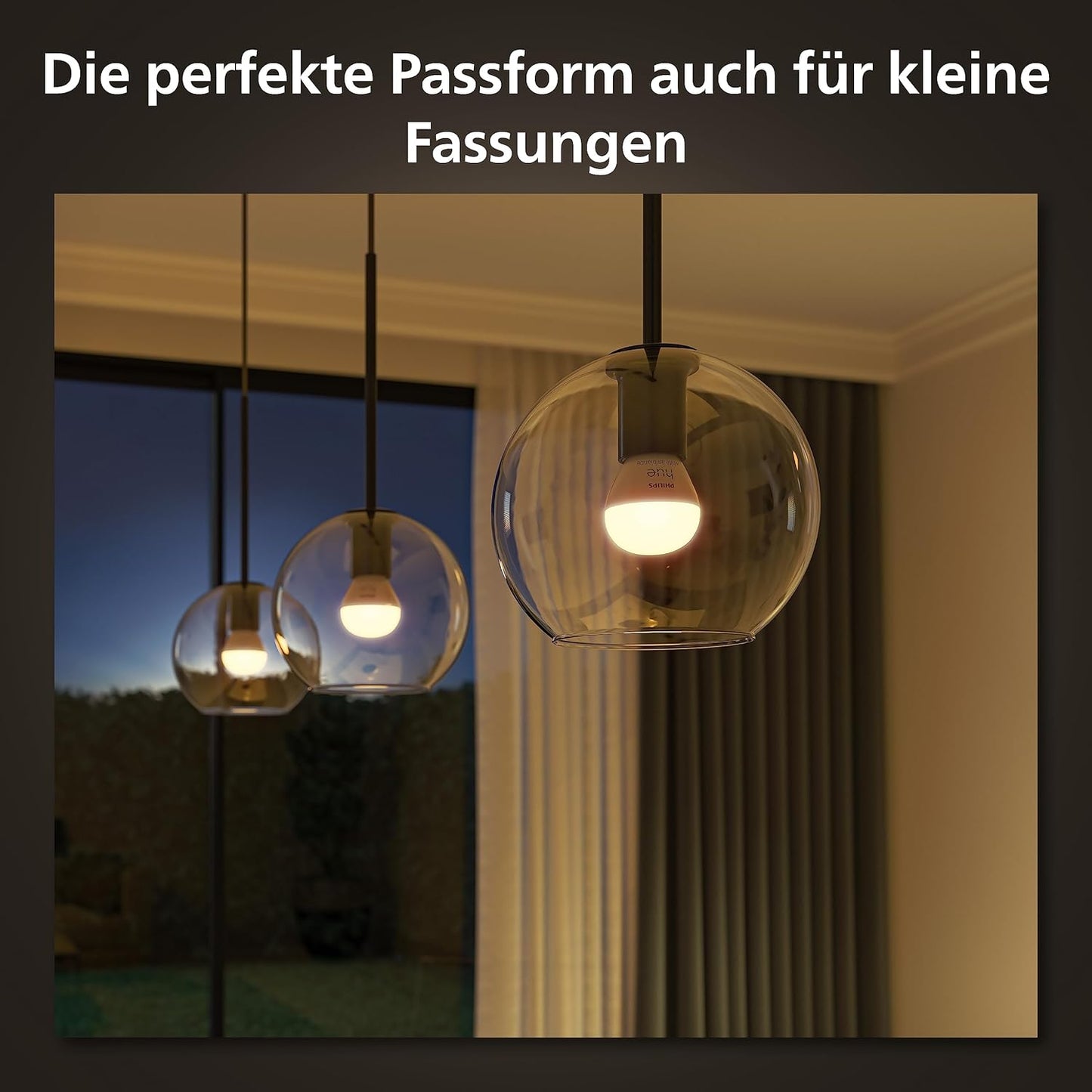 Philips Hue White Ambiance & Color E14 Luster LED Lampe, Dimmbar, Doppelpack