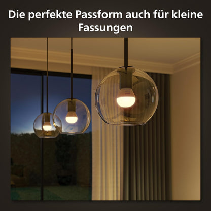 Philips Hue White Ambiance & Color E14 Luster LED Lampe, Dimmbar, Doppelpack