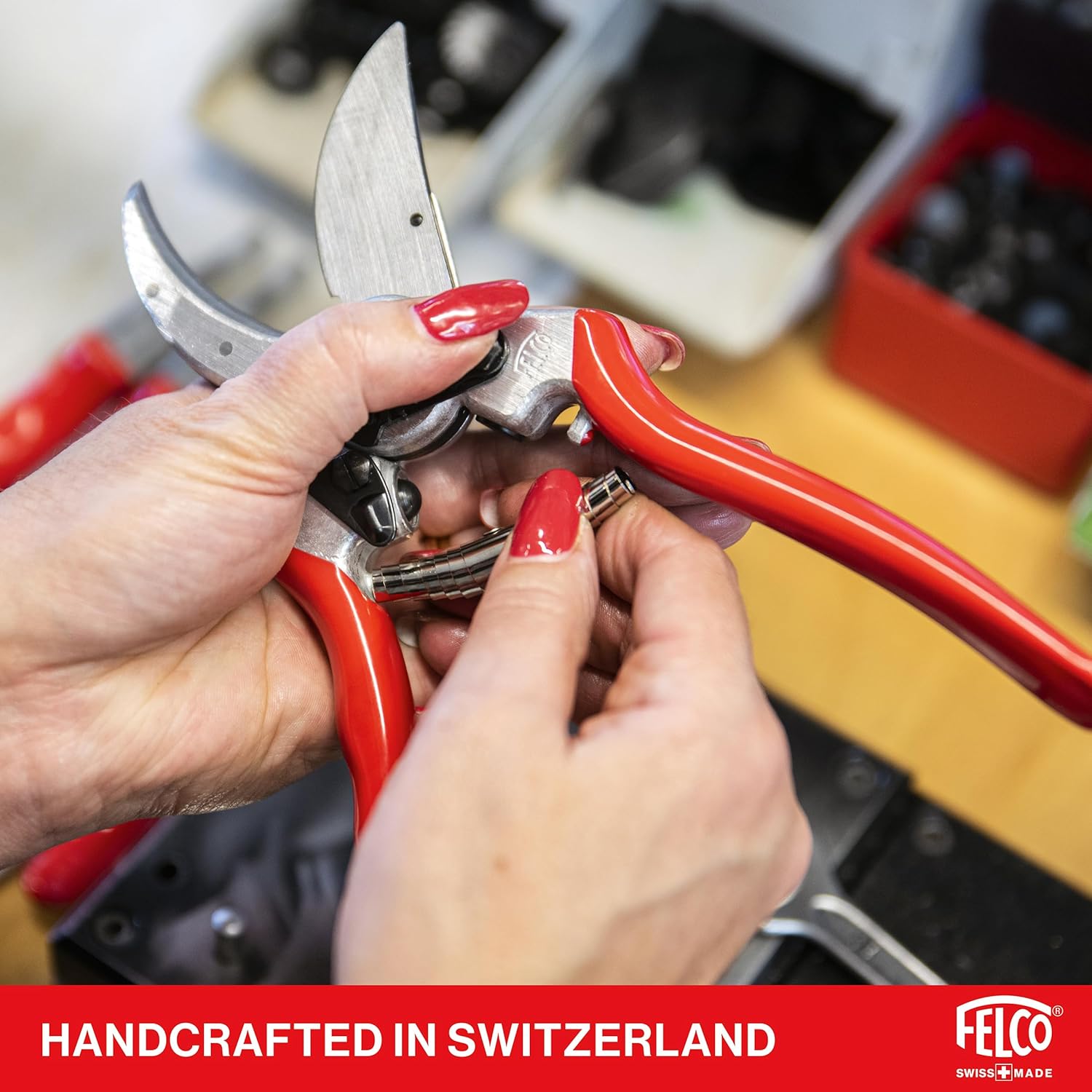 FELCO 2 Professionelle Bypass-Gartenschere Für Rechtshänder, 41 mm Stahlklinge