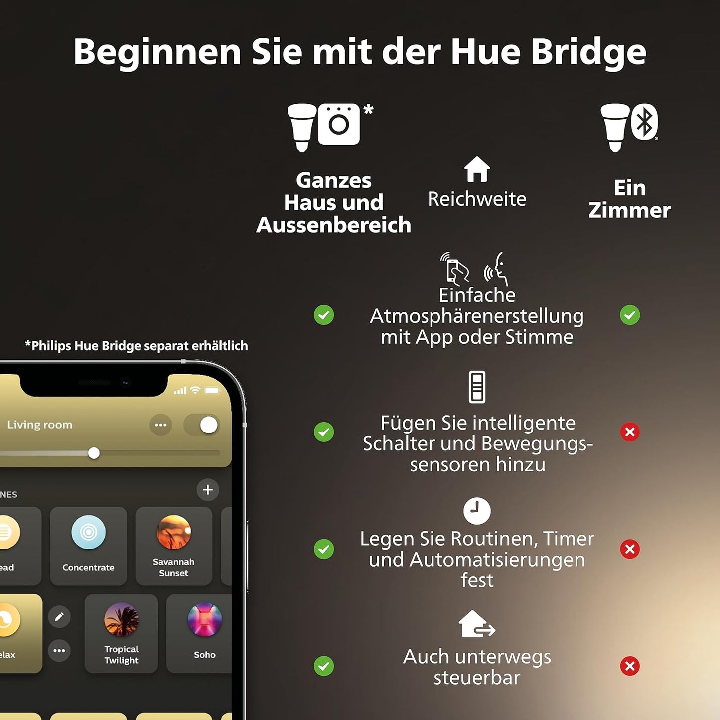 Philips Hue White Ambiance & Color MR16 LED Lampe 1er Pack