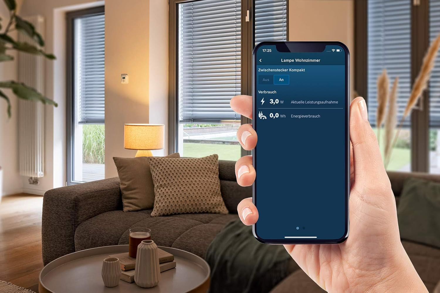 Bosch Smart Home Zwischenstecker Kompakt, Smarte Steckdose Mit App-Funktion