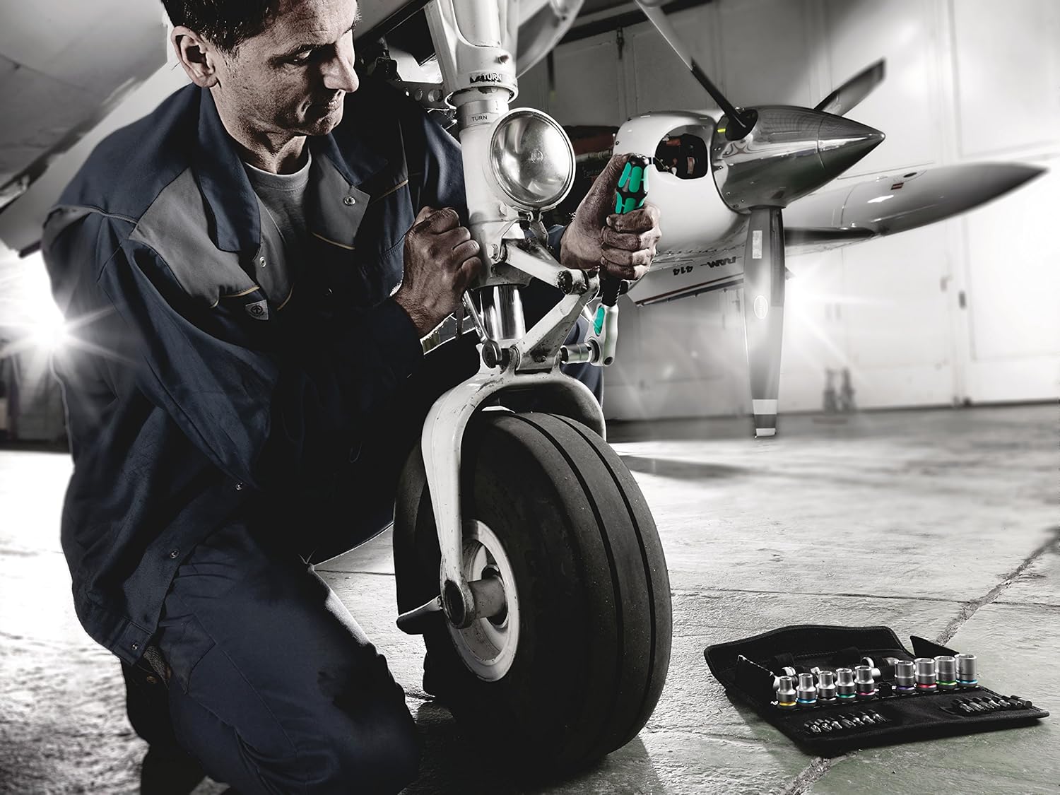 Wera Zyklop Speed-Knarrensatz 8100 SC 6 1/2 Zoll, Antrieb 28-Teilig, 05004076001