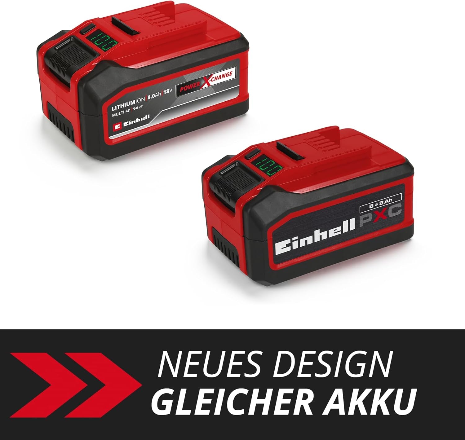 Einhell Original 18V 5-8 Ah Multi-Ah Power X-Change plus Akku